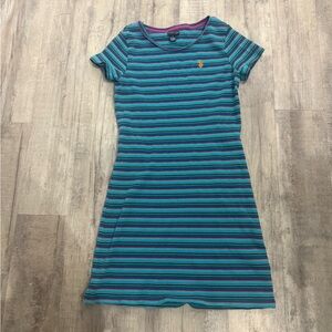 Large us polo dress stripes colorful